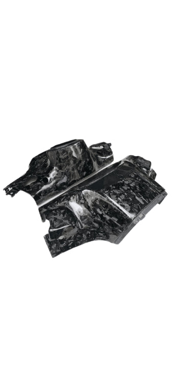 Forged Carbon Boven + Onder Stuurkappen Vespa Sprint