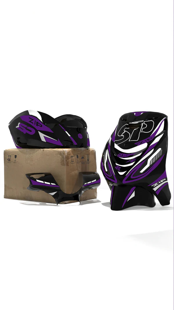 Midnight Ride - Stickerset Piaggio Zip