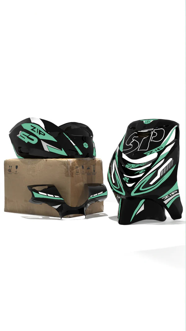 Midnight Ride - Stickerset Piaggio Zip