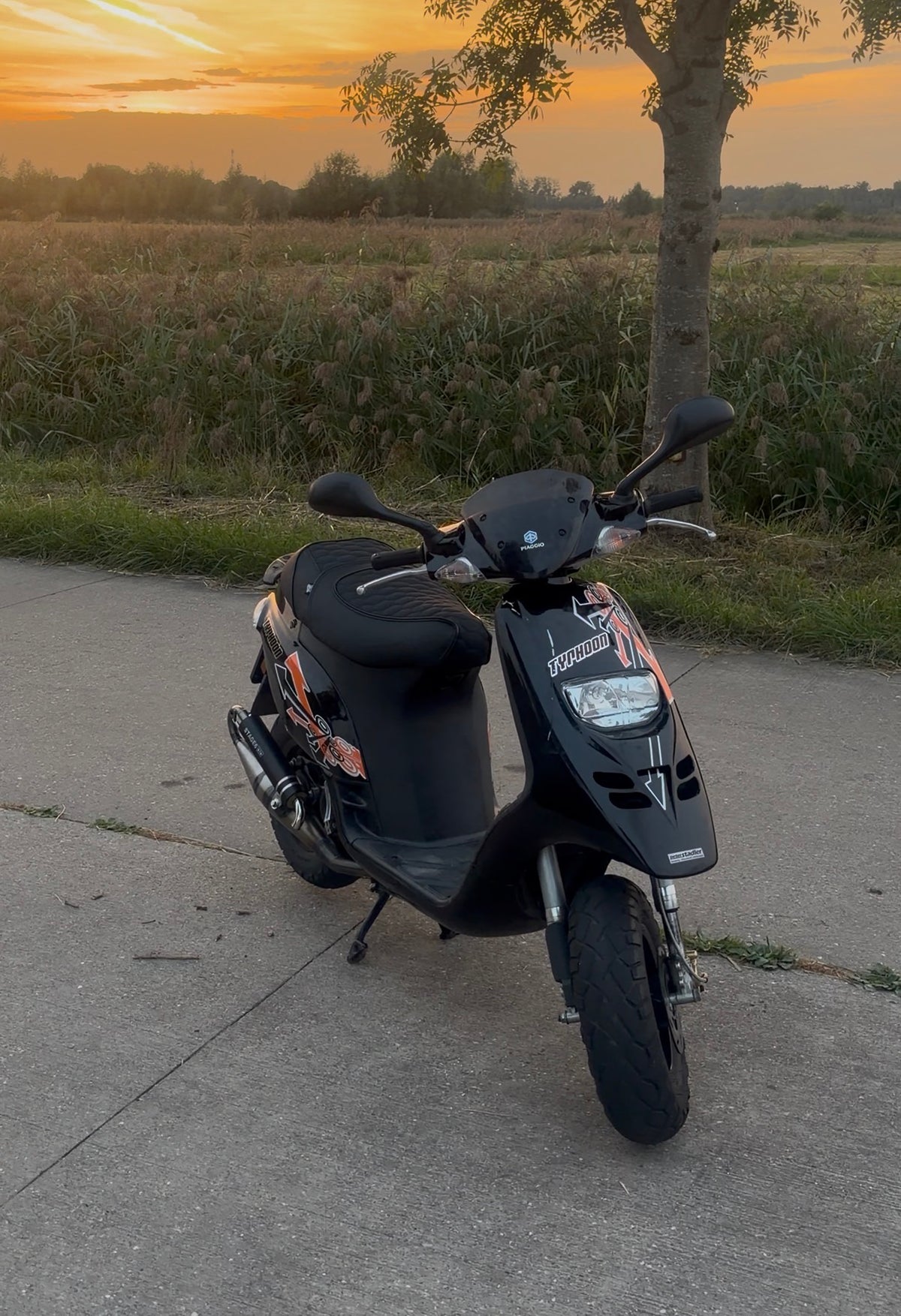 Zadelhoes Piaggio Typhoon Duo RS VDR Customs detail