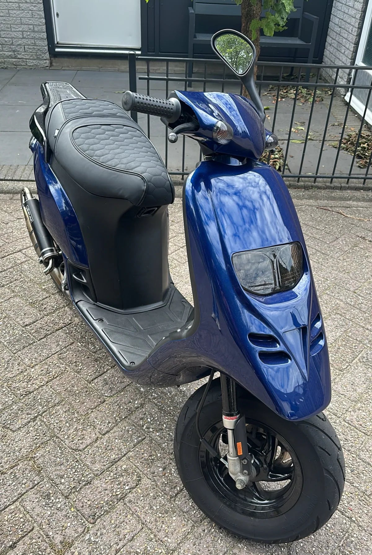 Zadelhoes Piaggio Typhoon Duo RS VDR Customs detail