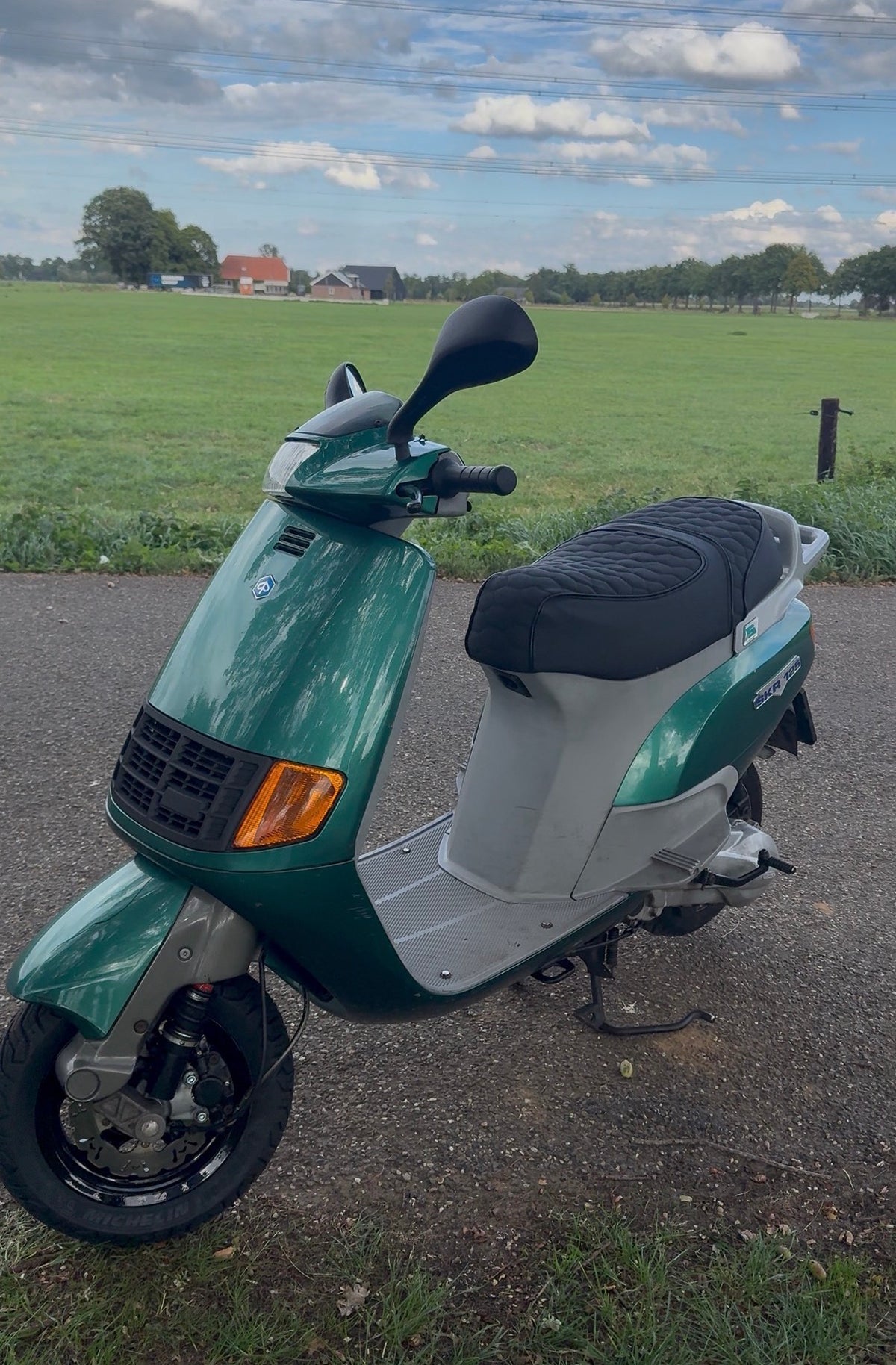 Zadelhoes Piaggio Skipper Duo RS VDR Customs detail