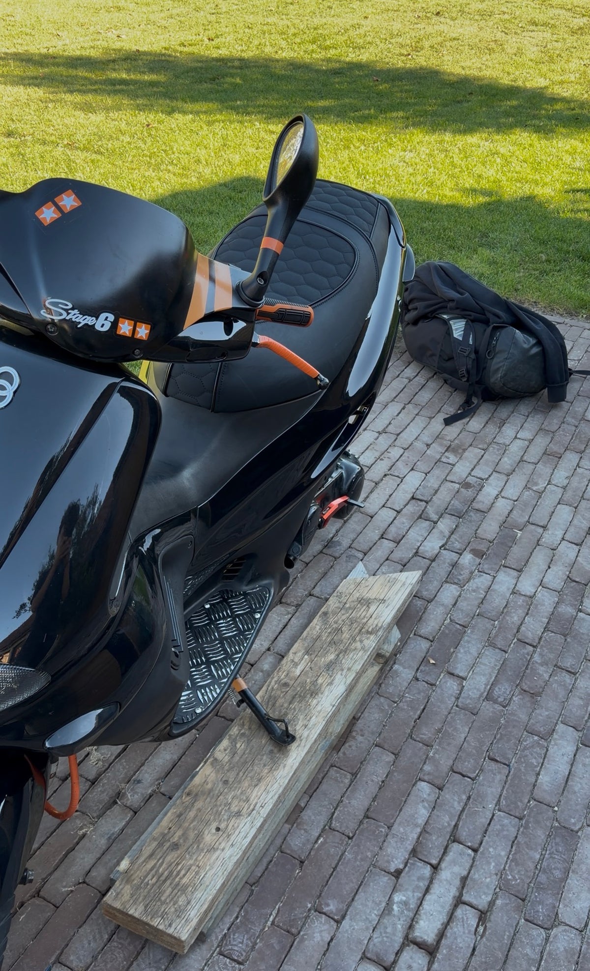 Combideal Zadelhoes Gilera Runner + Kenteken met eigen tekst