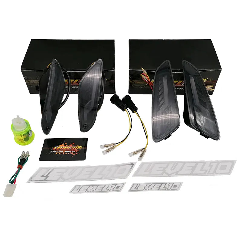 Level10 LED Voor & Achter Flow versie ( Matix ), Vespa Sprint / Primavera
