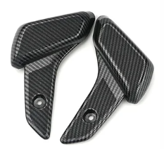 Carbon achterpassagier voetstap Vespa