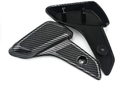 Carbon achterpassagier voetstap Vespa