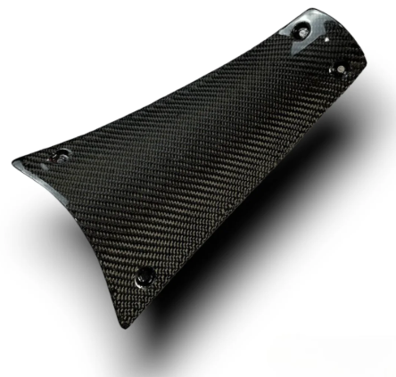 Carbon Accu Deksel Vespa