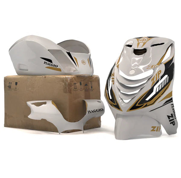Sporty Carbon X - Stickerset Piaggio Zip
