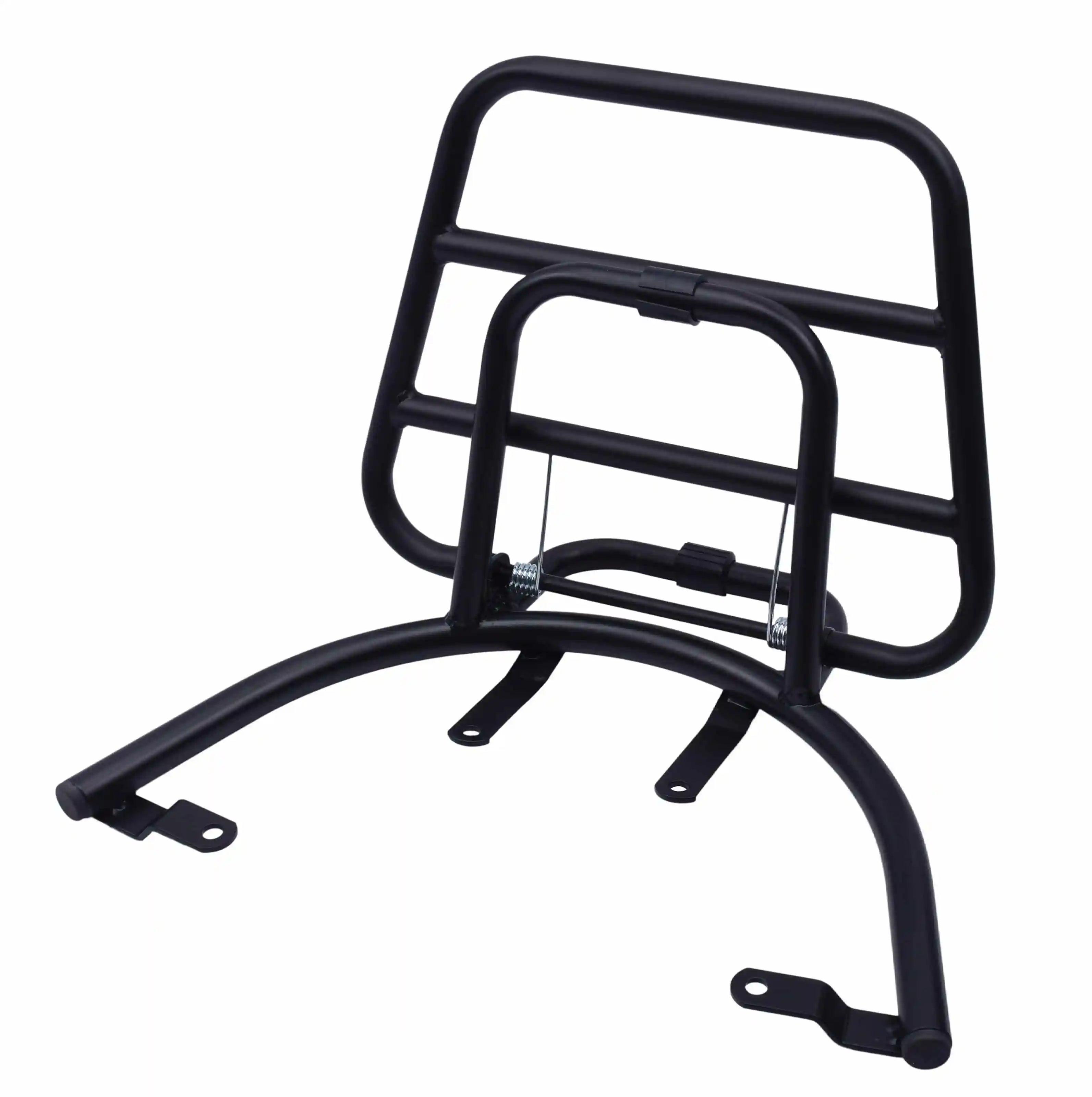 Piaggio Zip | achterdrager | klapdrager glans / mat zwart.