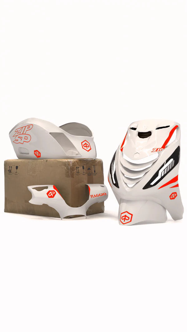 SP Design Minimalistisch - Stickerset Piaggio Zip