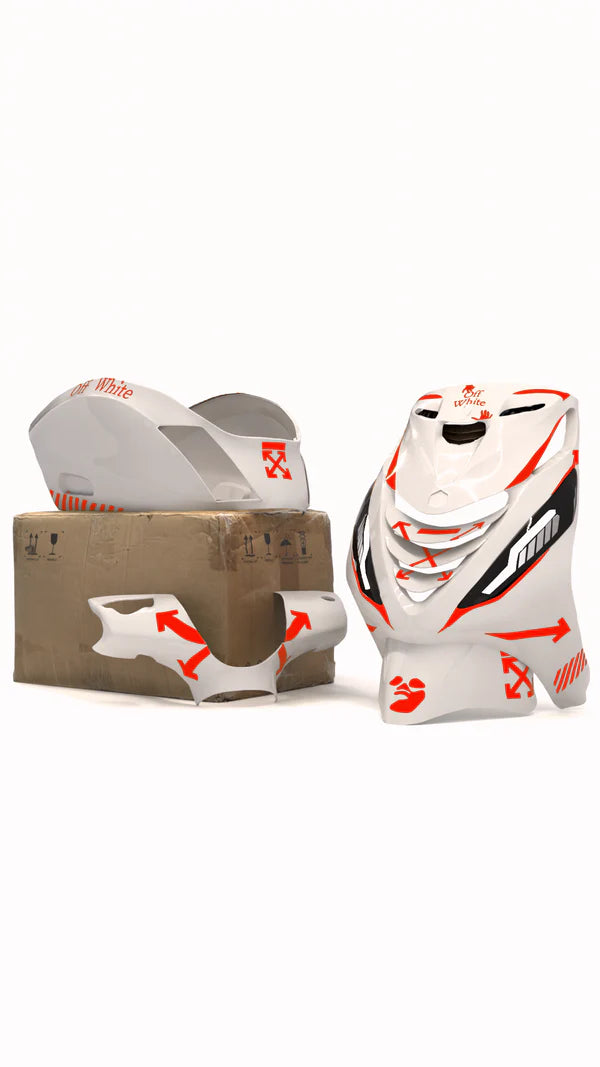 Off White |  Stickerset Piaggio Zip