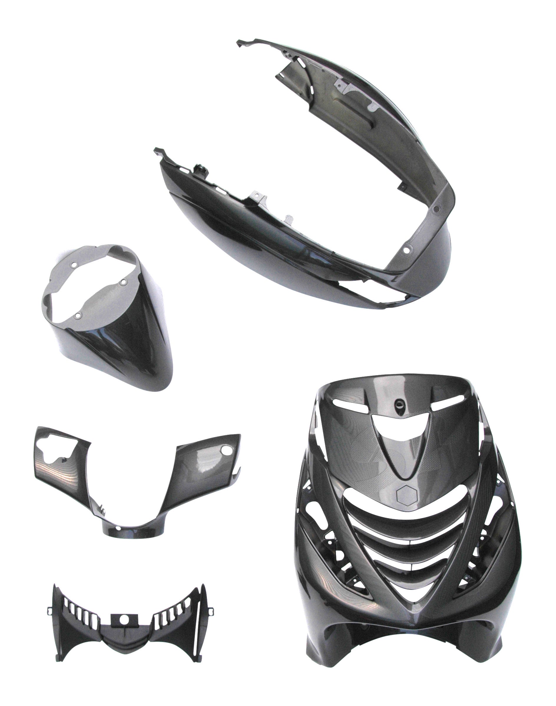 Kappenset Porsche Agaatgrijs | Piaggio Zip SP
