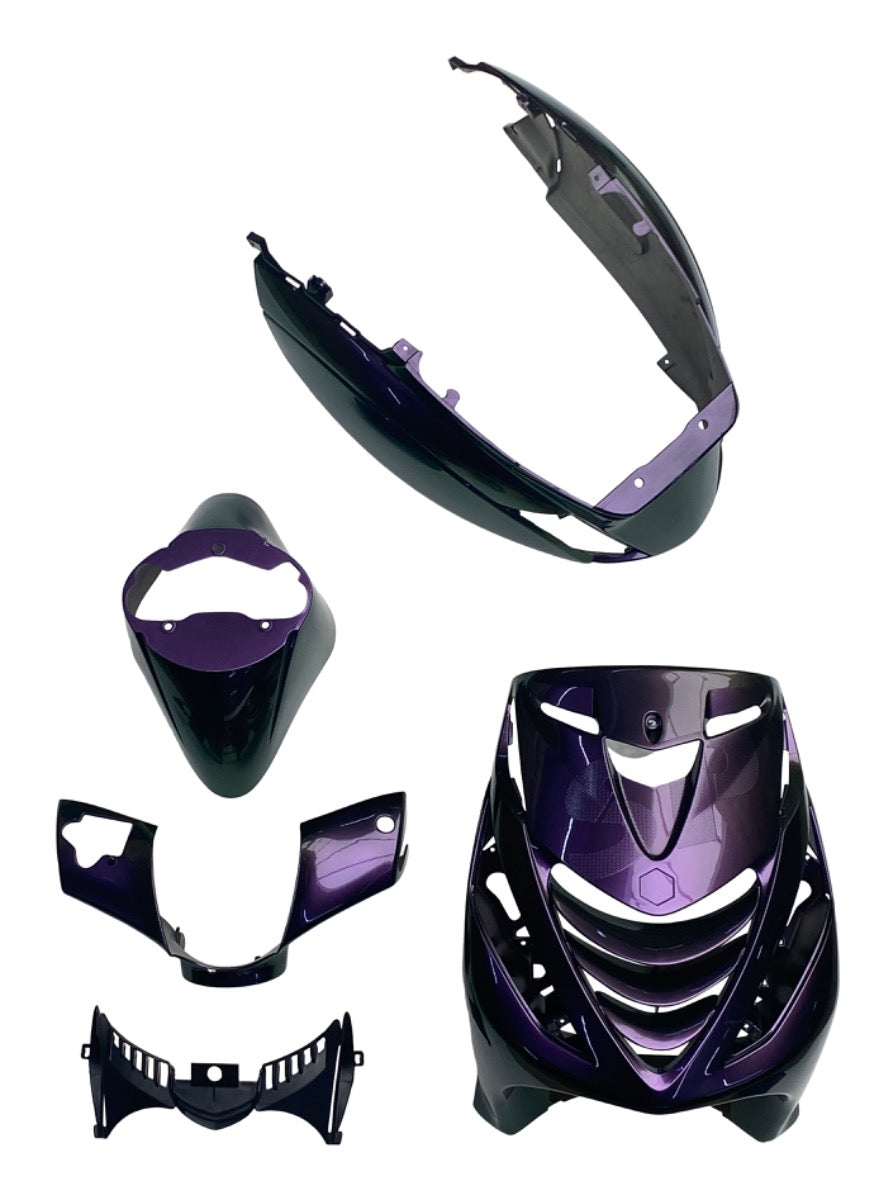 Kappenset Paars / Groen Kameleon Glans | Piaggio Zip / Zip SP