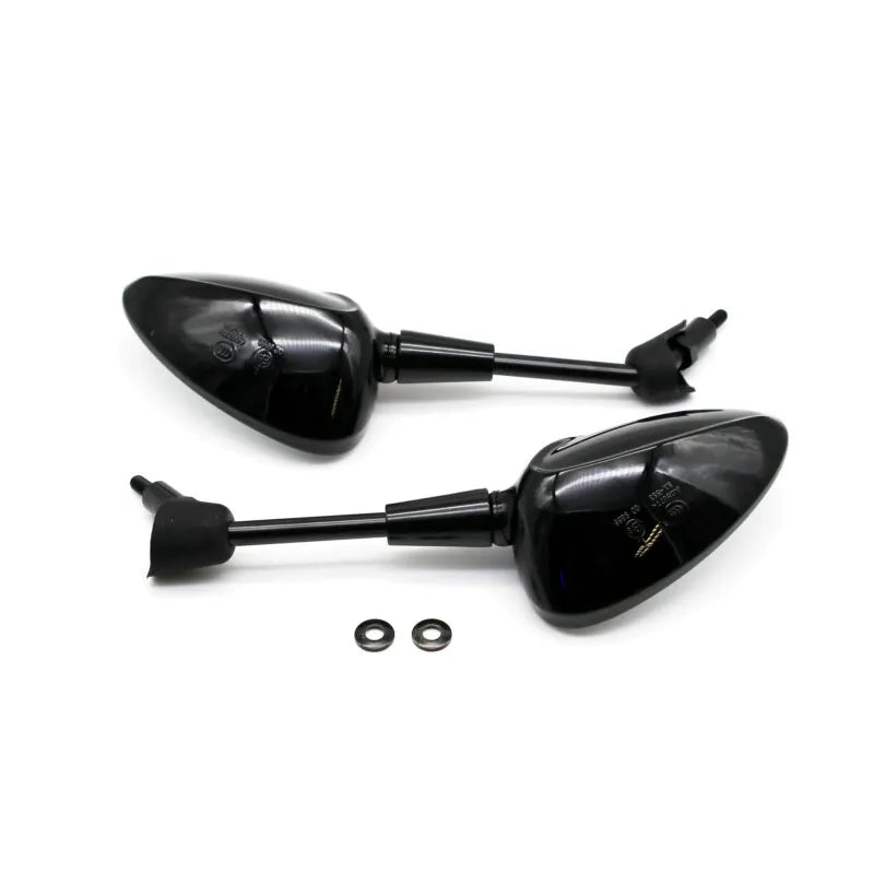 VESPA SPRINT | SPIEGELSET KORT L+R | GLANS ZWART