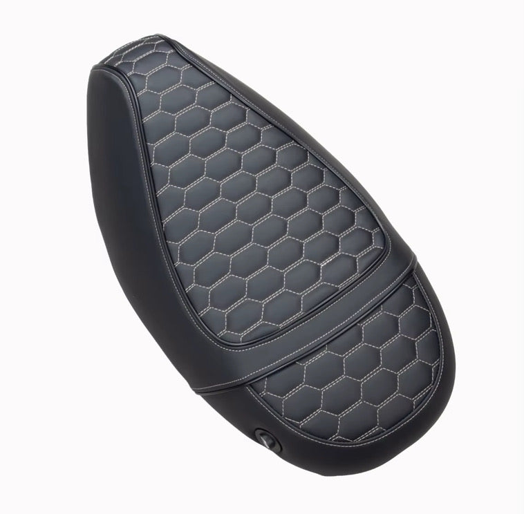 ZADELHOES / BUDDYDEK PIAGGIO ZIP DUO RS , Alcantara & kunstleer