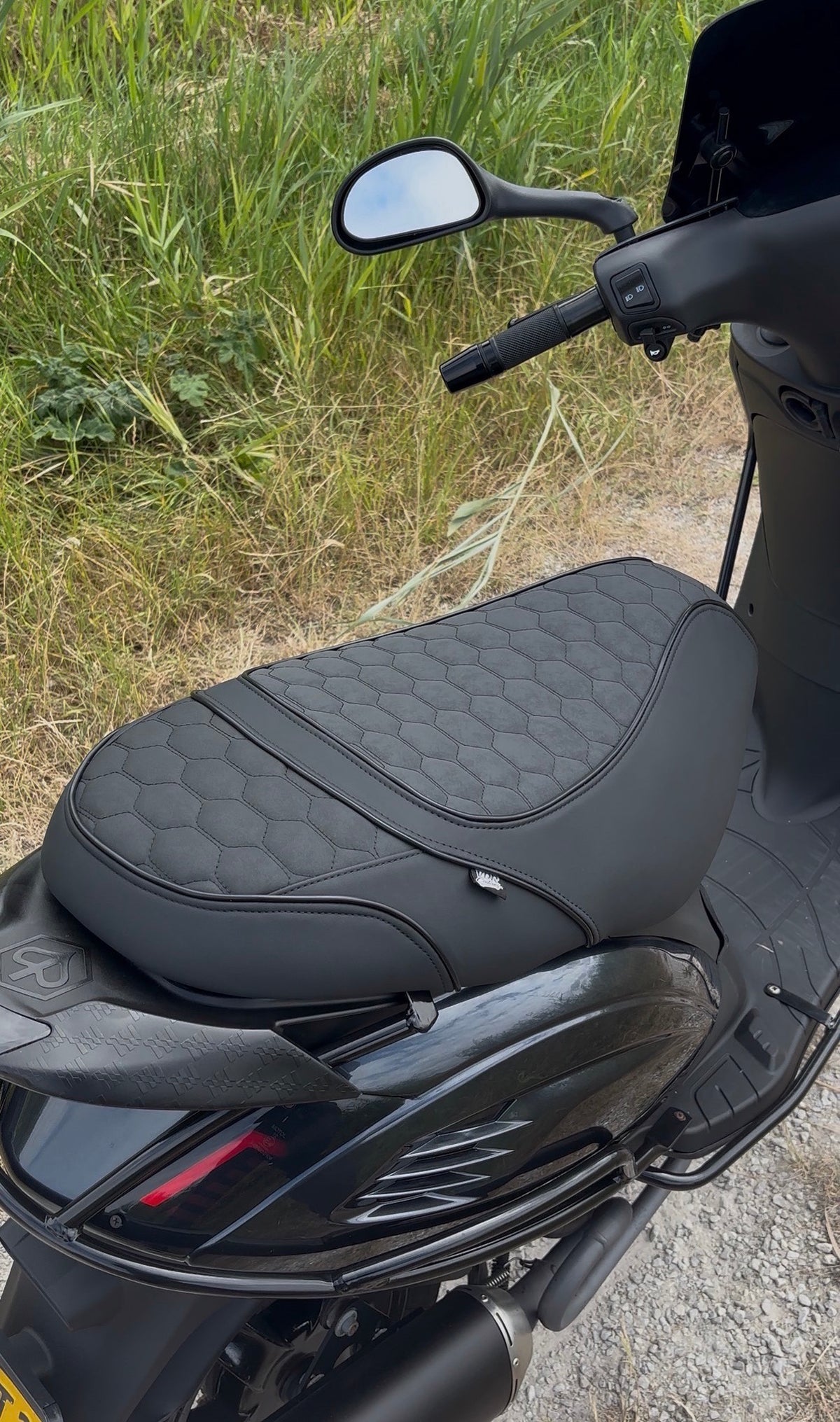 Zadelhoes Piaggio Zip Duo RS VDR Customs detail