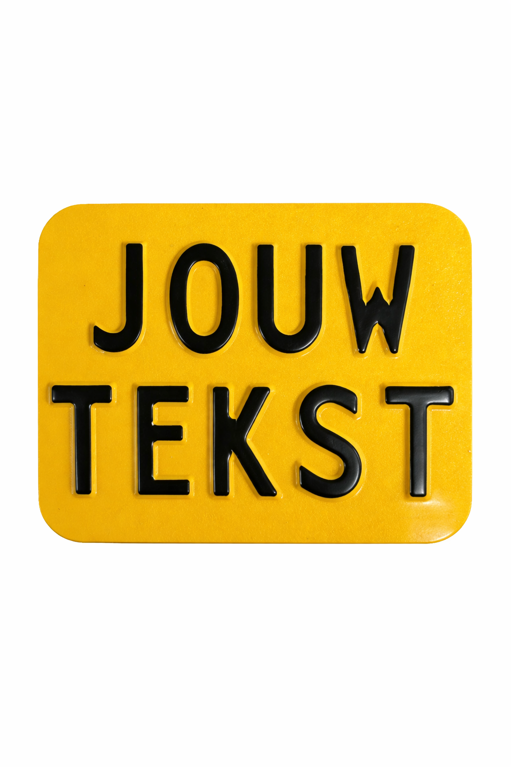 Eigen text - Custom kenteken NL ( Scooter formaat )